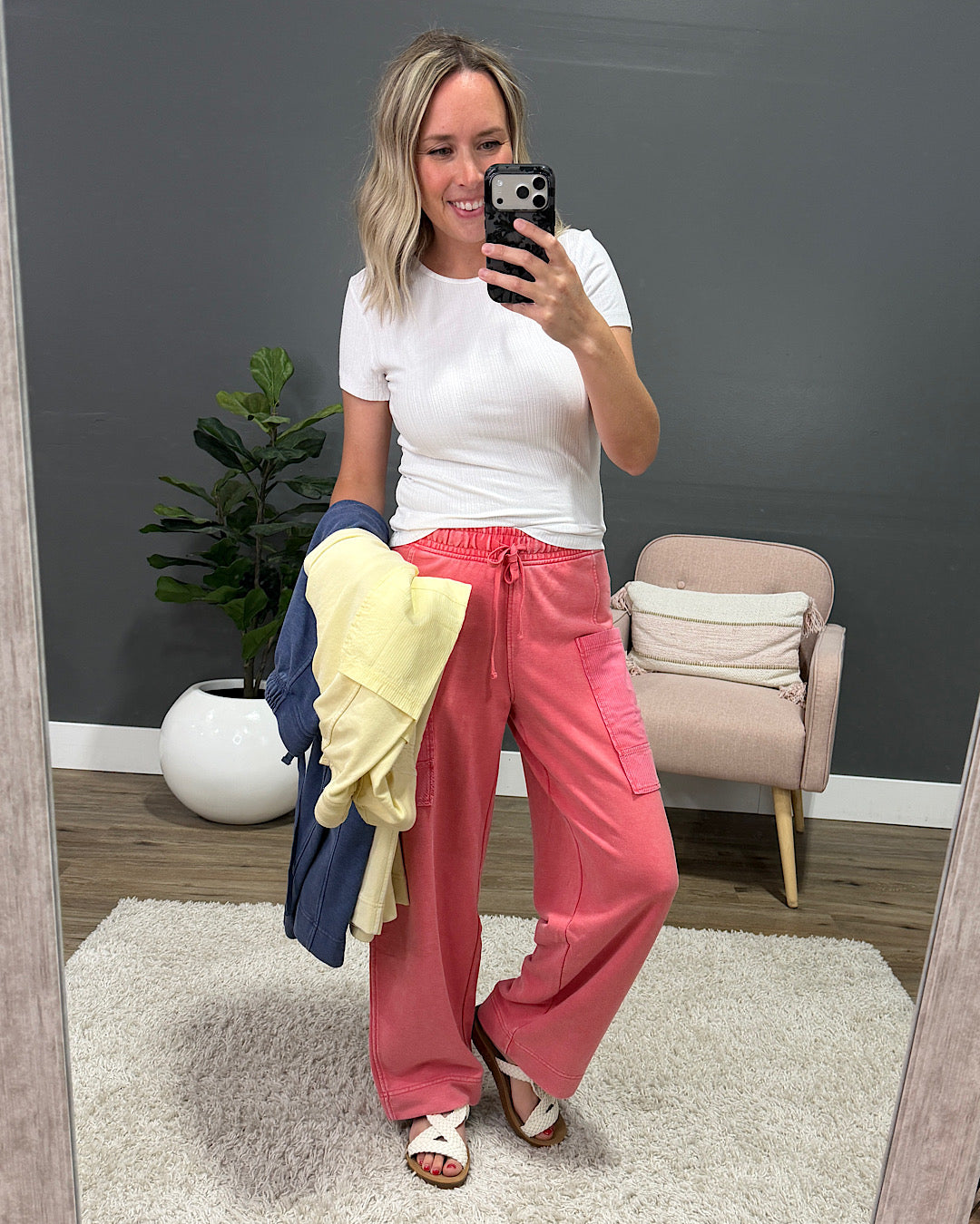 NEW! Rae Mode Terry Comfy Pants - Lemonilla
