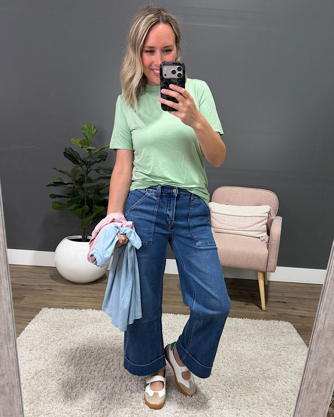 NEW! Blair Short Sleeve Top - Blush