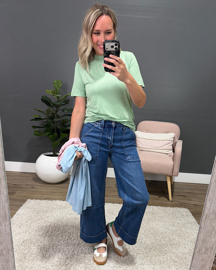 NEW! Blair Short Sleeve Top - Blush