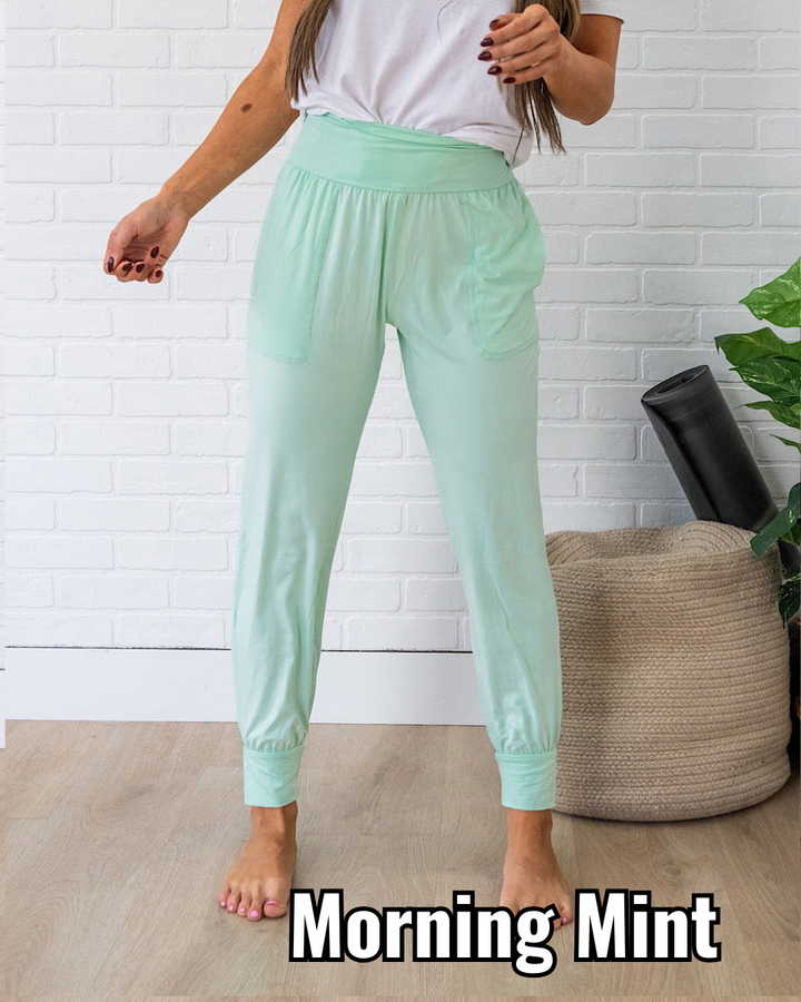 Yoga Joggers - Morning Mint Rae Mode Small