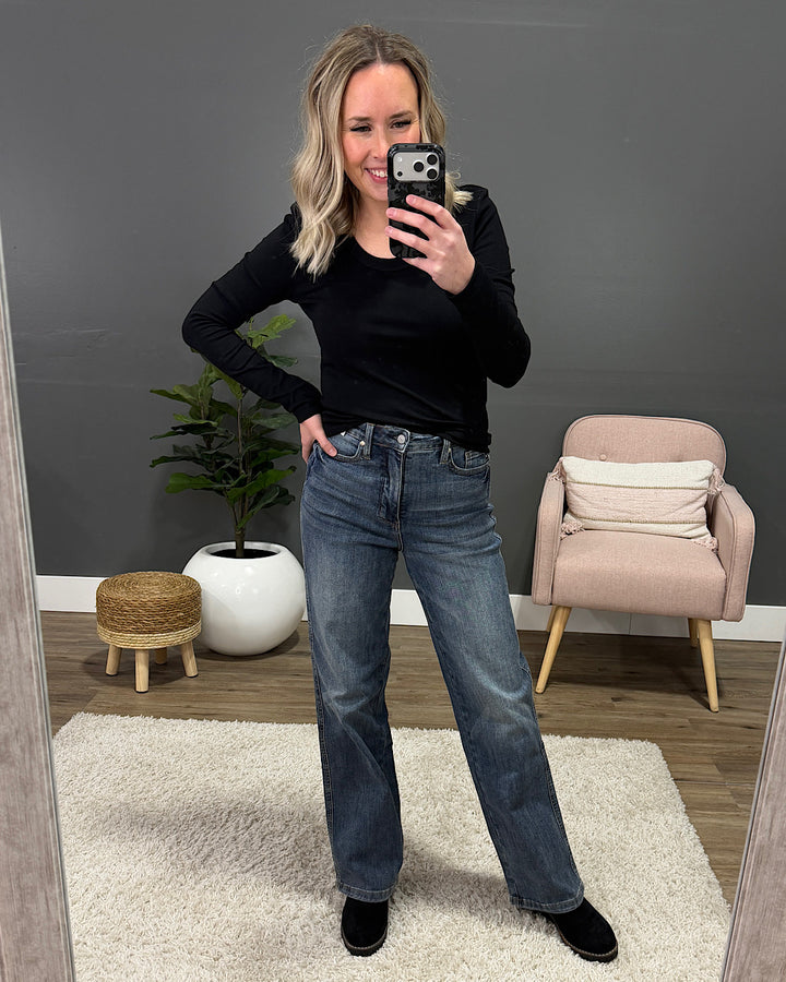 NEW! Judy Blue It's Time Control Top Straight Jeans