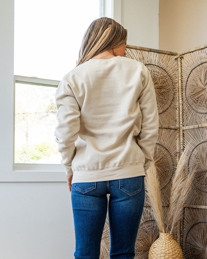 NEW! Overthinker Cream Sweatshirt