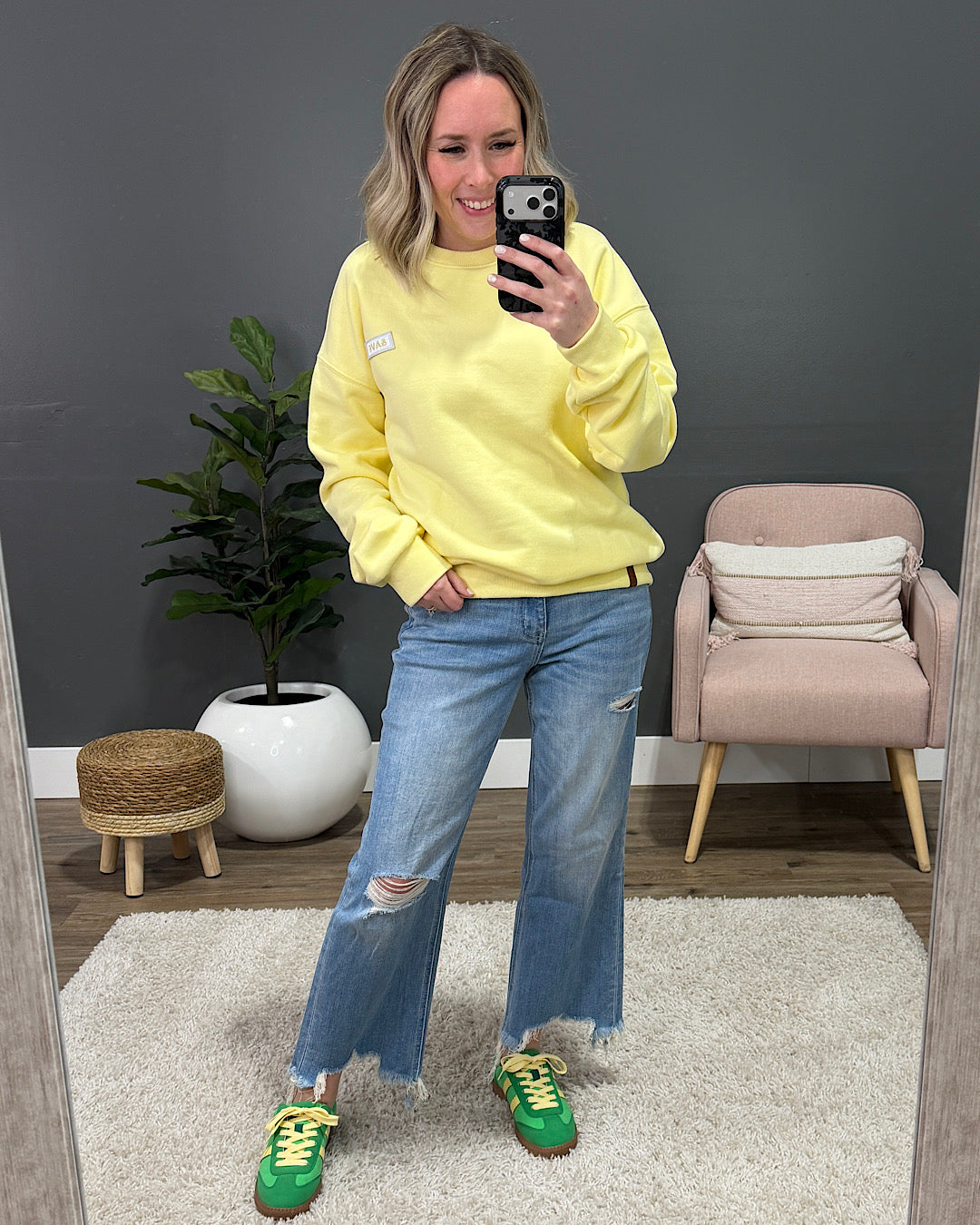 NEW! Ampersand Ave Comfort Zone Pullover - Butter