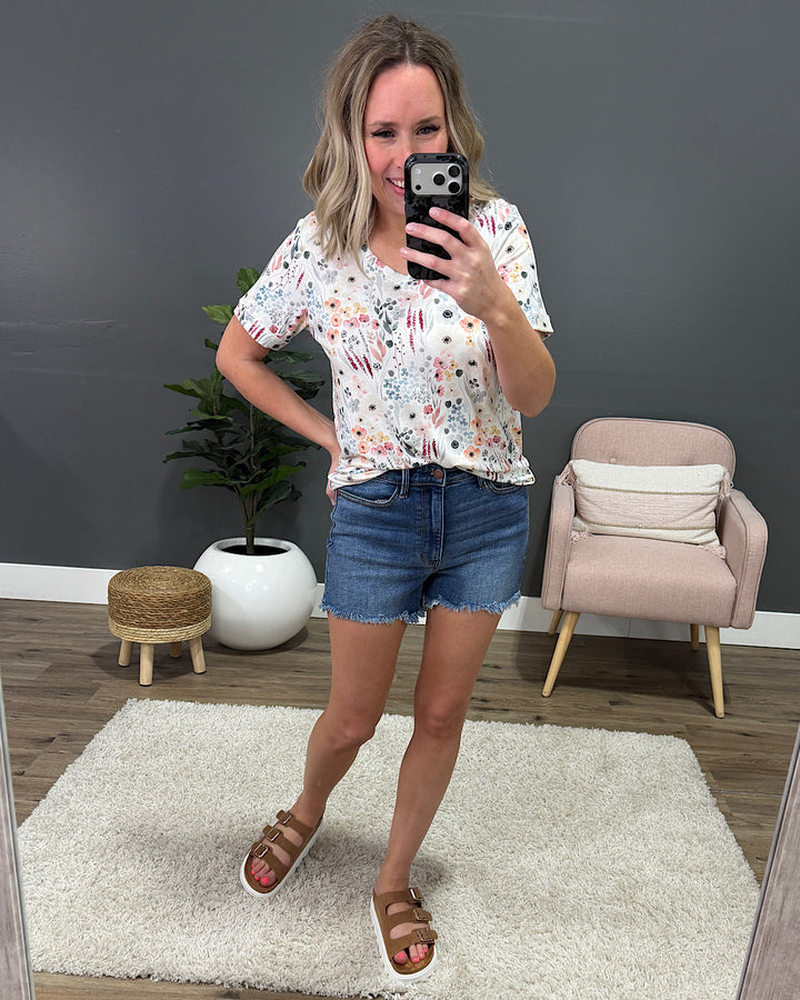 NEW! Sophie V Neck Top - Wildflower Gardens Michelle Mae