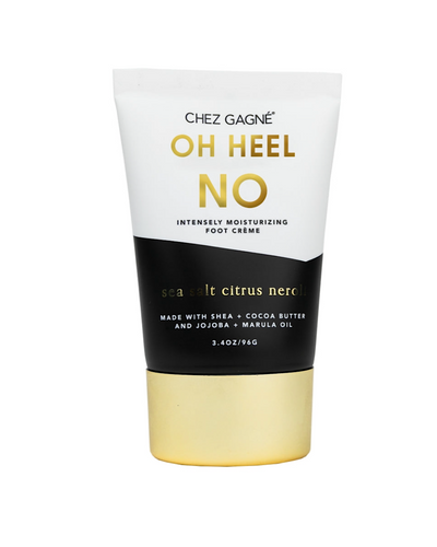 Intensely Moisturizing Foot Creme - 2 Scents Chez Gagne One Size Oh Heel No - Sea Salt Citrus and Neroli