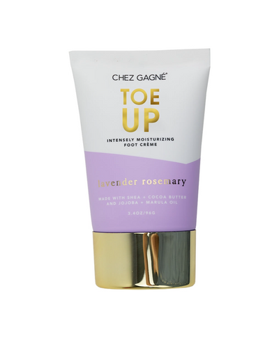 Intensely Moisturizing Foot Creme - 2 Scents Chez Gagne One Size Toe Up - Lavender