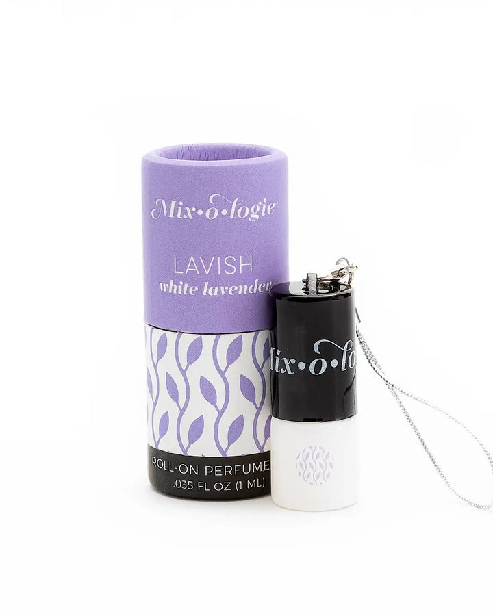 Mini Rollerball Keychain Perfume - 12 Scents Mix-o-logie One Size Lavish - White Lavender