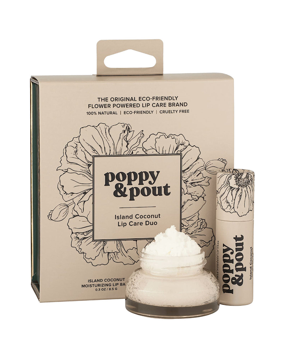 Poppy & Pout Lip Care Duo - 5 Flavors Poppy & Pout