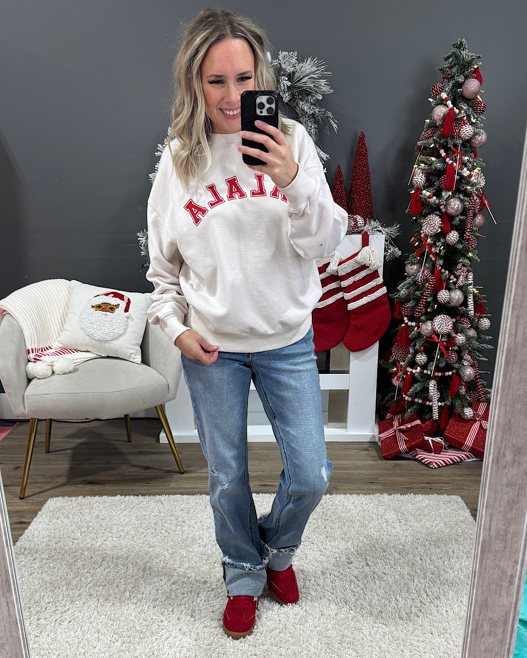 NEW! Falala Cream Sweatshirt