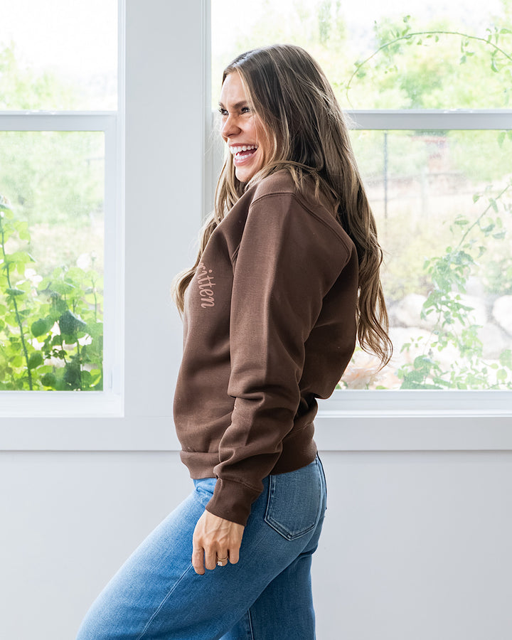 NEW! My Story Is Still Being Written Sweatshirt - Brown Southern Bliss