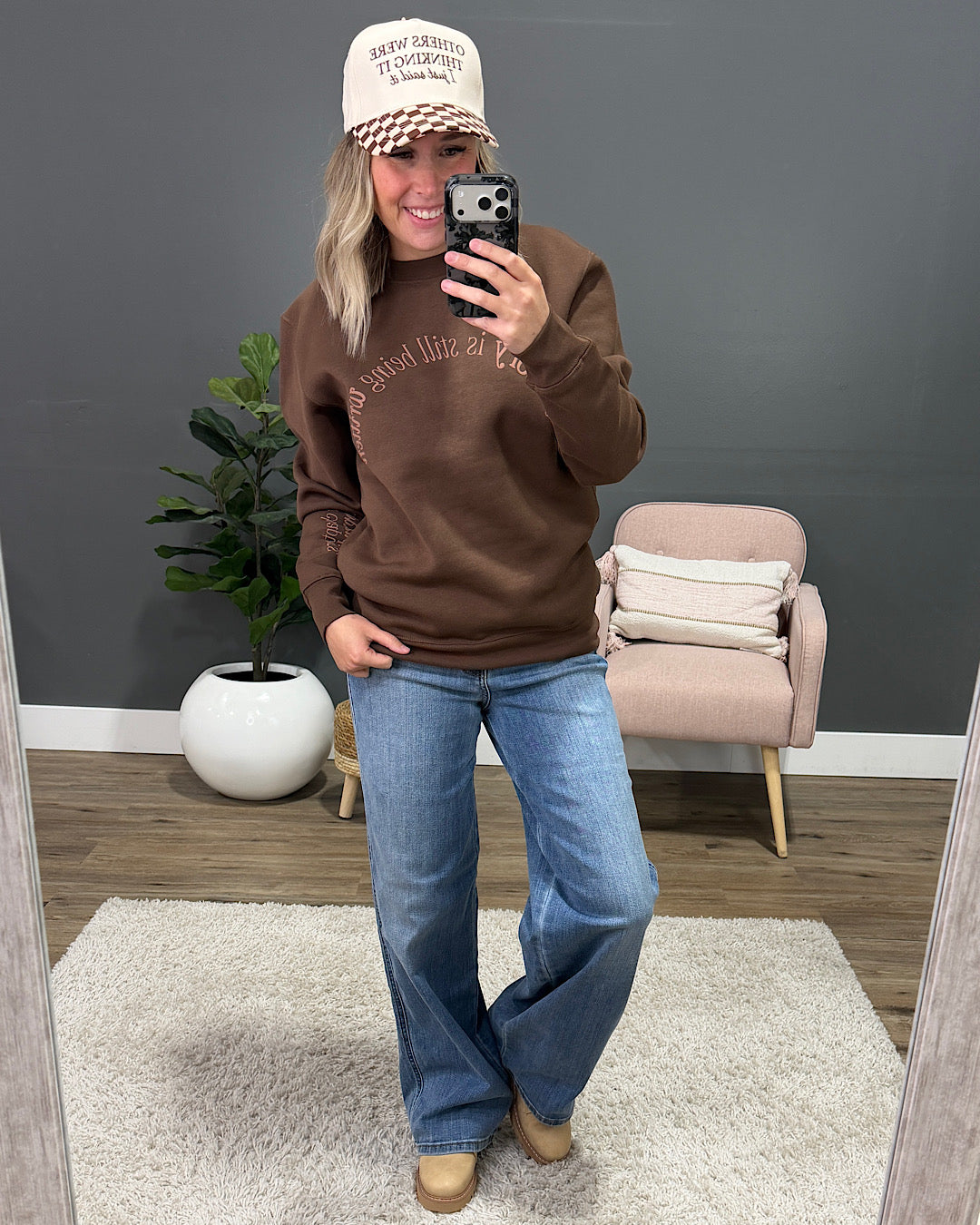 NEW! My Story Is Still Being Written Sweatshirt - Brown Southern Bliss