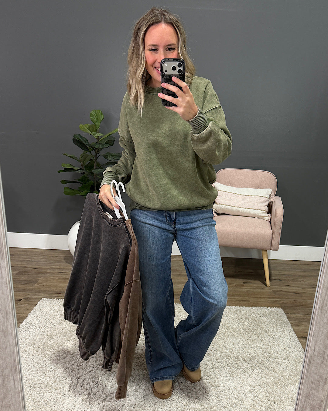 Boyfriend Crewneck Sweatshirt - Color Options Available!