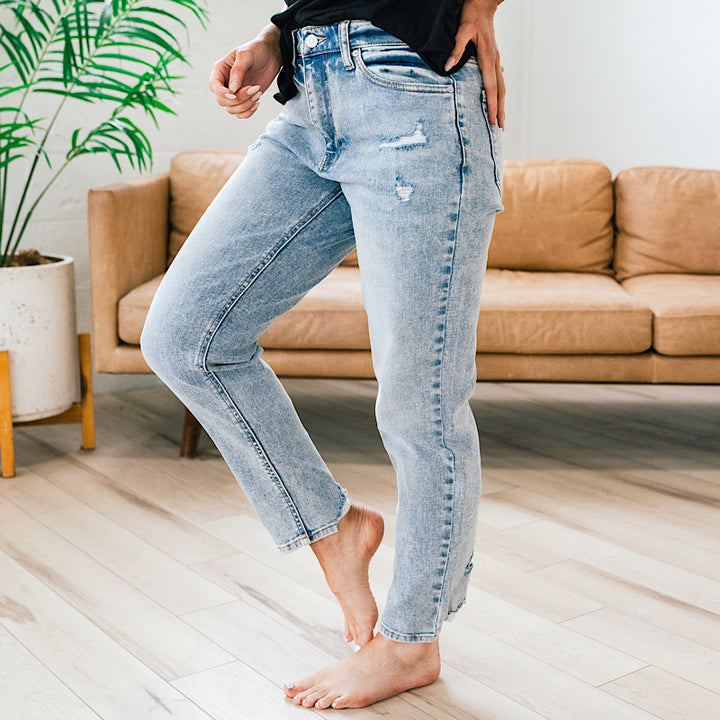 KanCan Waverly Stone Wash Mom Jeans FINAL SALE KanCan