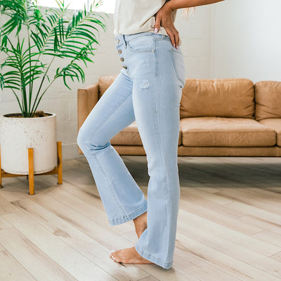 KanCan Jordan Mid Rise Flare Jeans - Petite  KanCan   