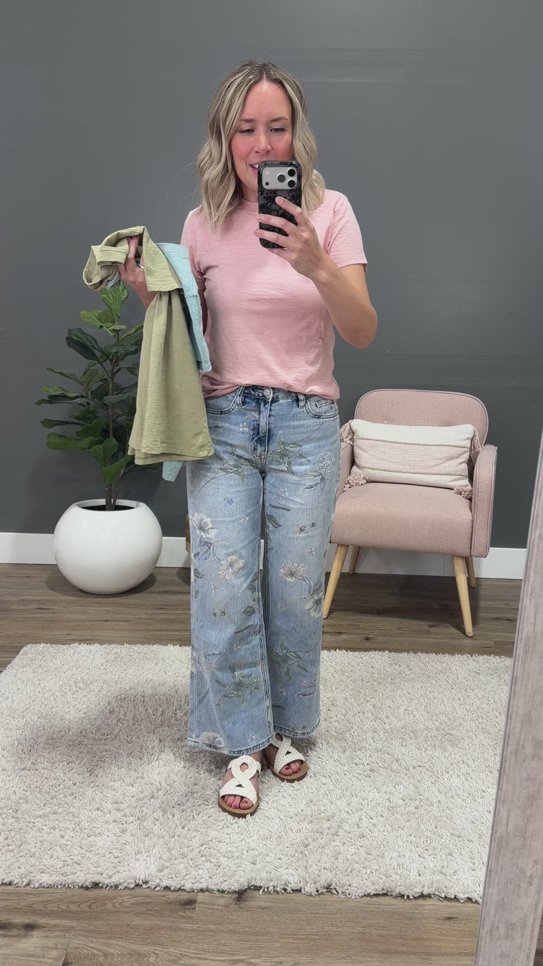 NEW! Melinda Short Sleeve Top - Peony Pink