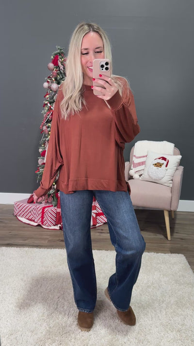 Eve Dolman Sleeve Top - Hazelnut Sew In Love