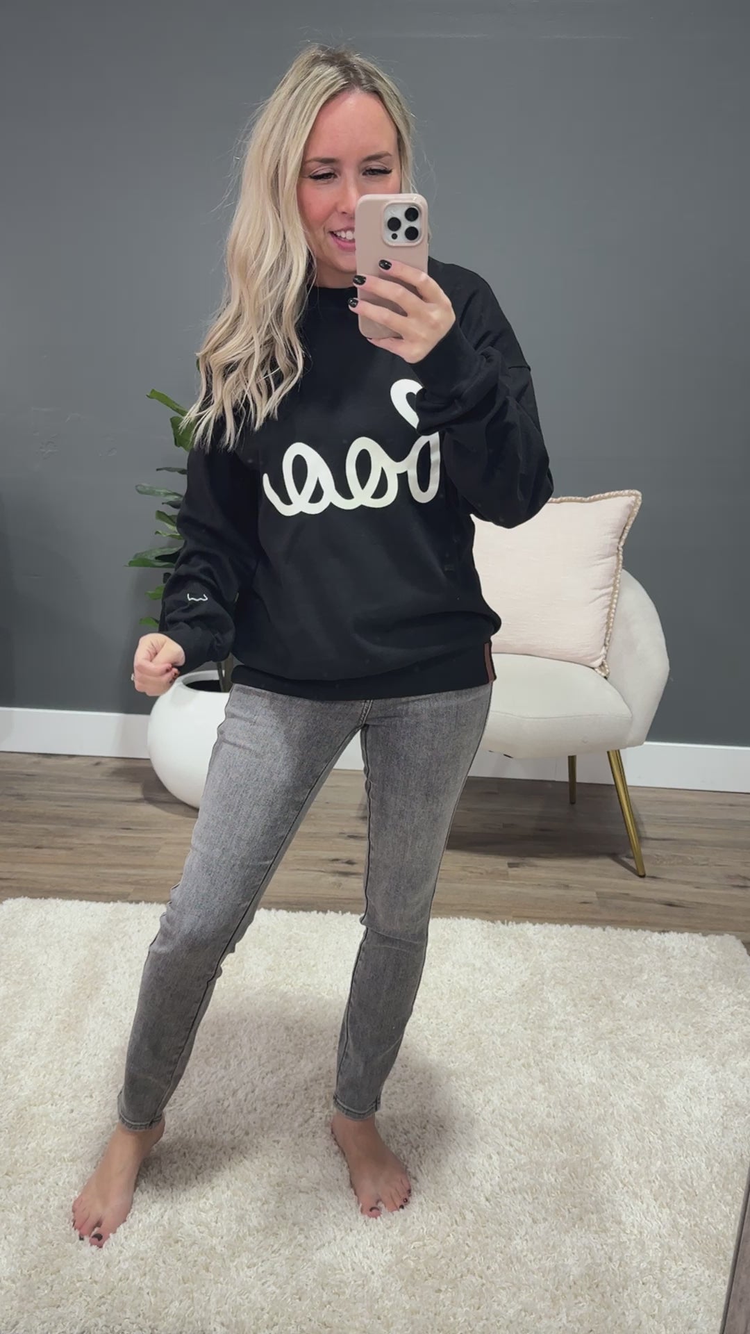 Ampersand Ave Boo'd Up University Pullover FINAL SALE Ampersand Ave