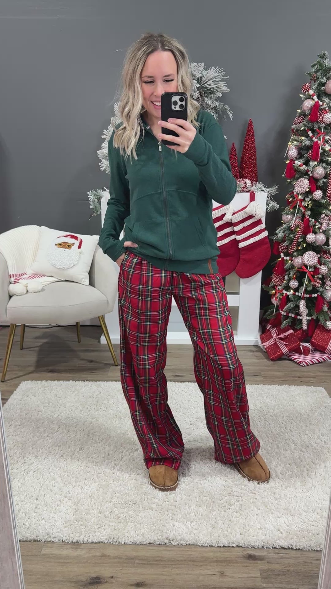 NEW! Ampersand Ave Everywear Pant - Red Plaid