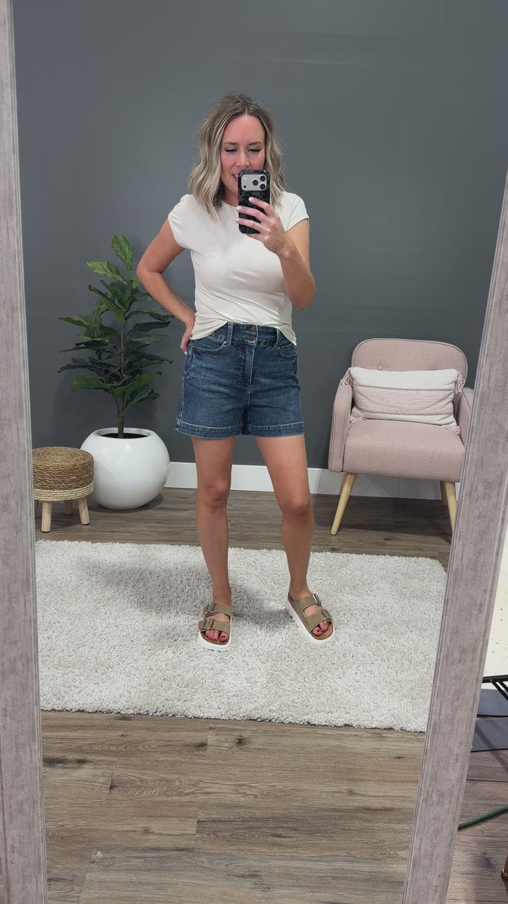 Judy Blue Melanie Control Top Jean Shorts Judy Blue