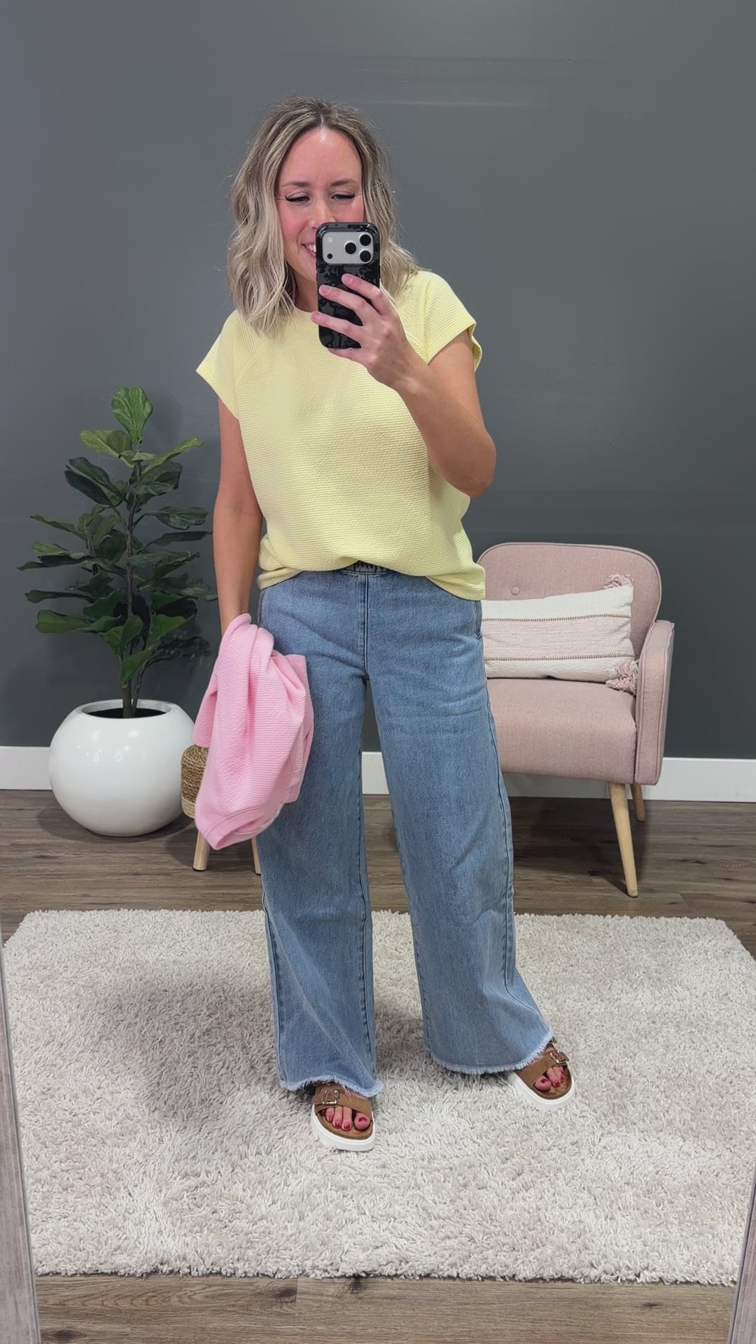 Justina Cloud Knit Short Sleeve Top - Ballet Tres Bien
