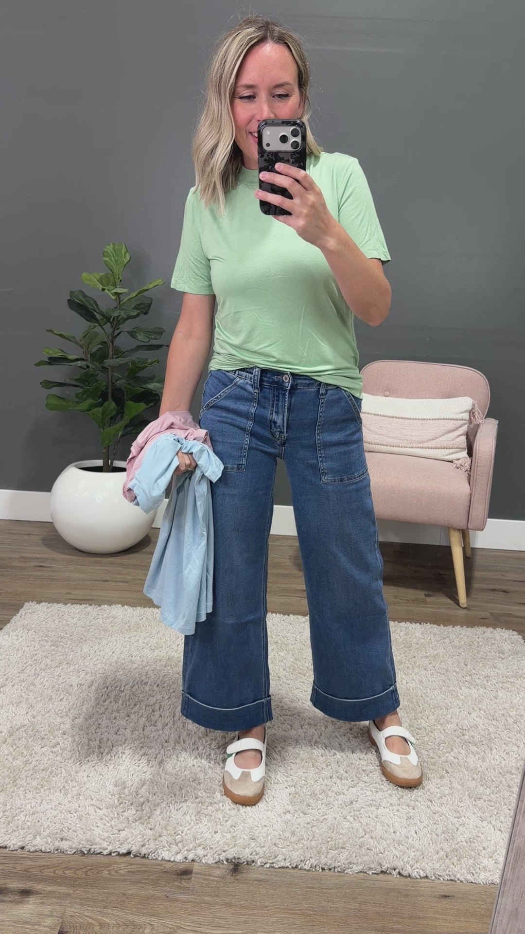 NEW! Blair Short Sleeve Top - Blush