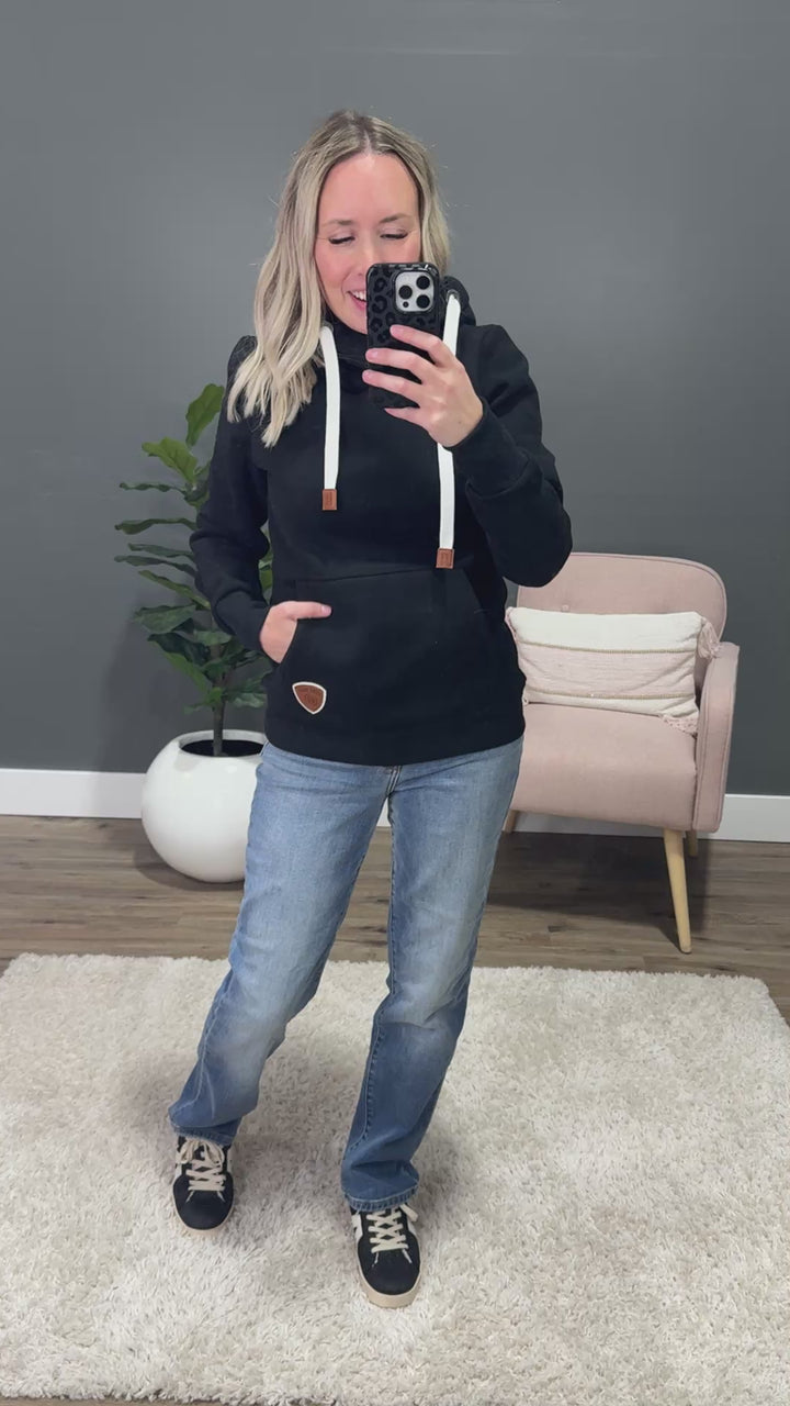 NEW! Cinq Bleu Megeve Hoodie - Blackstone Wanakome