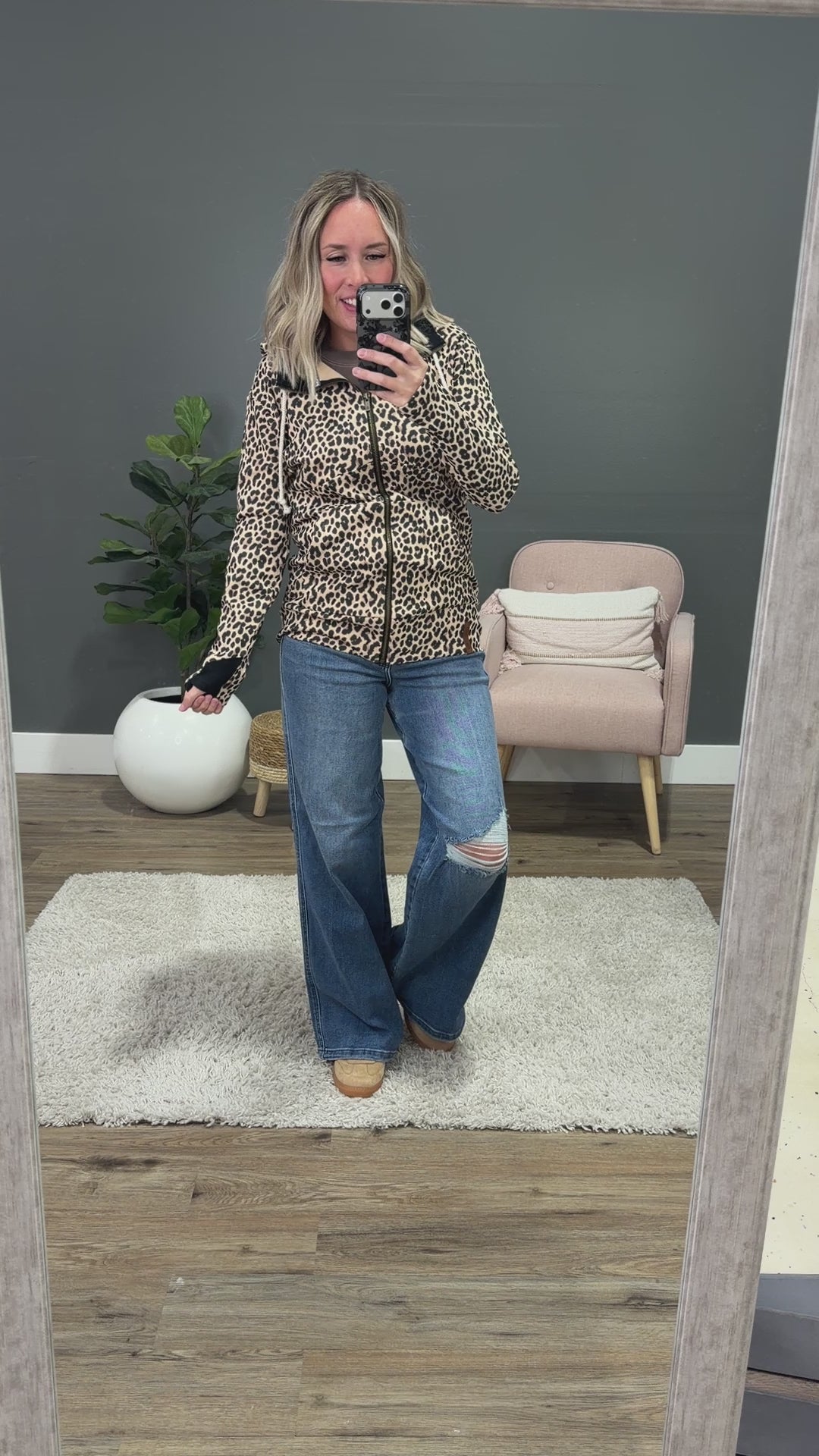 NEW! Ampersand Ave Wild & Wanderlust FullZip Sweatshirt