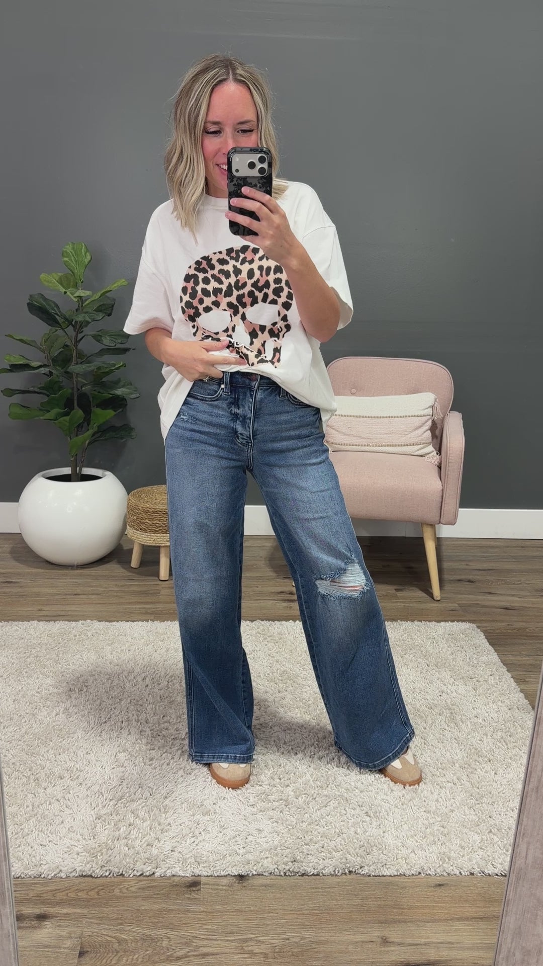 NEW! Judy Blue See You Soon Retro Wide Leg Jeans