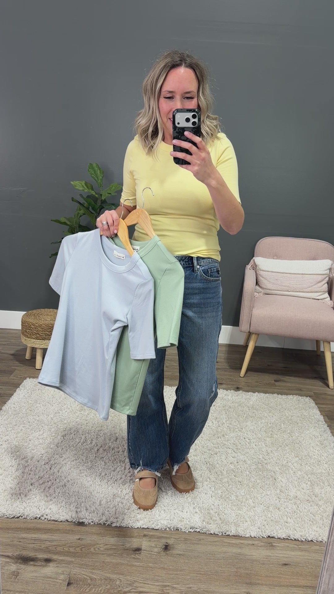 NEW! Lola Half Sleeve Knit Top - Mint