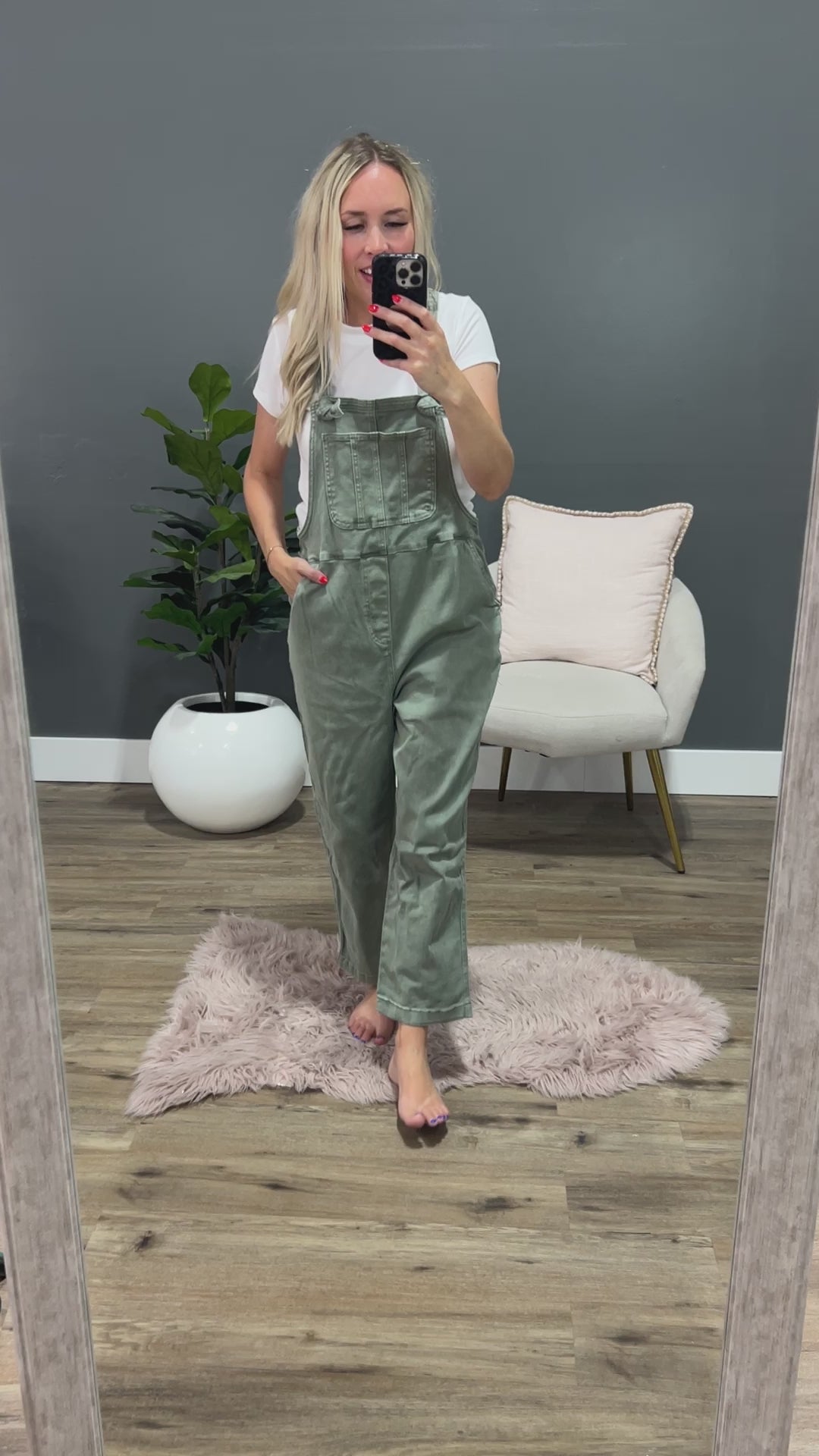 Lucinda Overalls - Olive