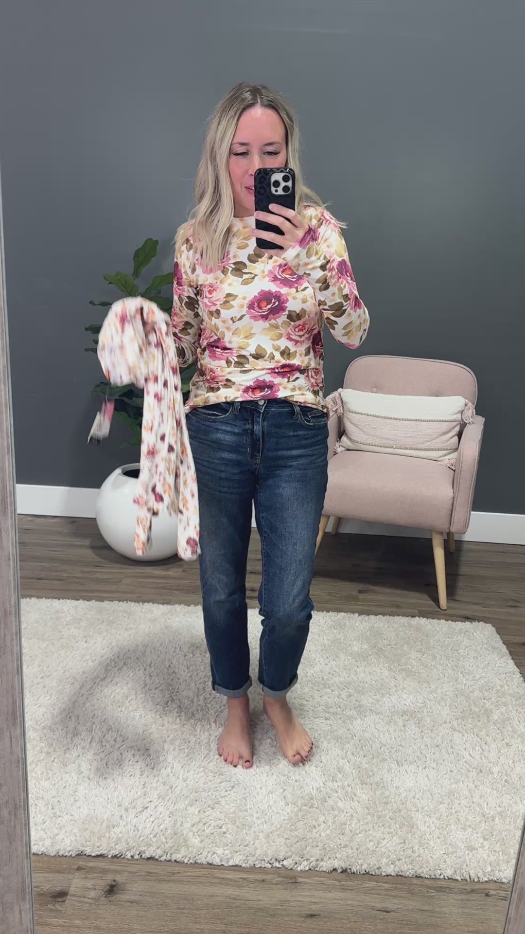 NEW! Blair Long Sleeve Top - Autumn Floral Michelle Mae