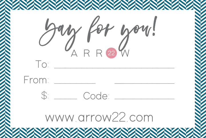 E-Gift Card Gift Cards Arrow Twenty Two   