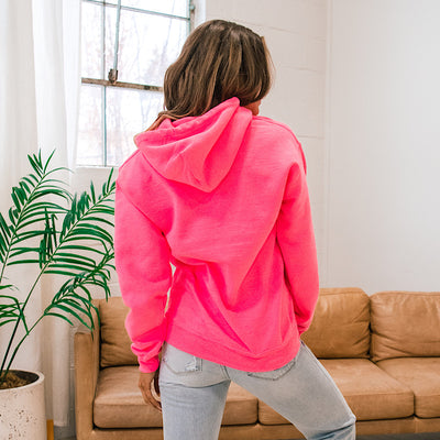 Arrow 22 Neon Pink Hoodie  Twisted Pelican   