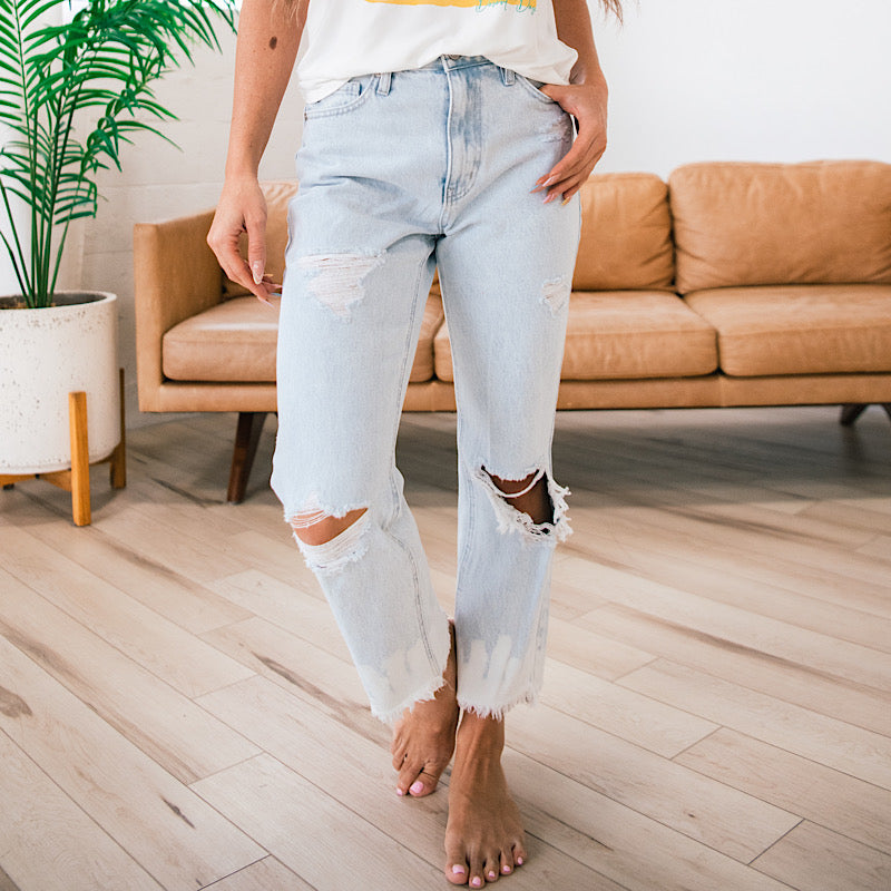 KanCan Hailey Distressed Bleached Jeans FINAL SALE  KanCan   