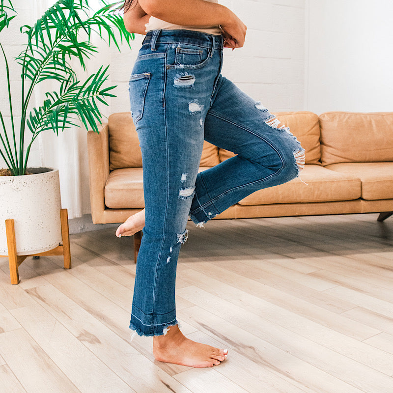 Risen Ember Released Hem Straight Jeans FINAL SALE  Risen   