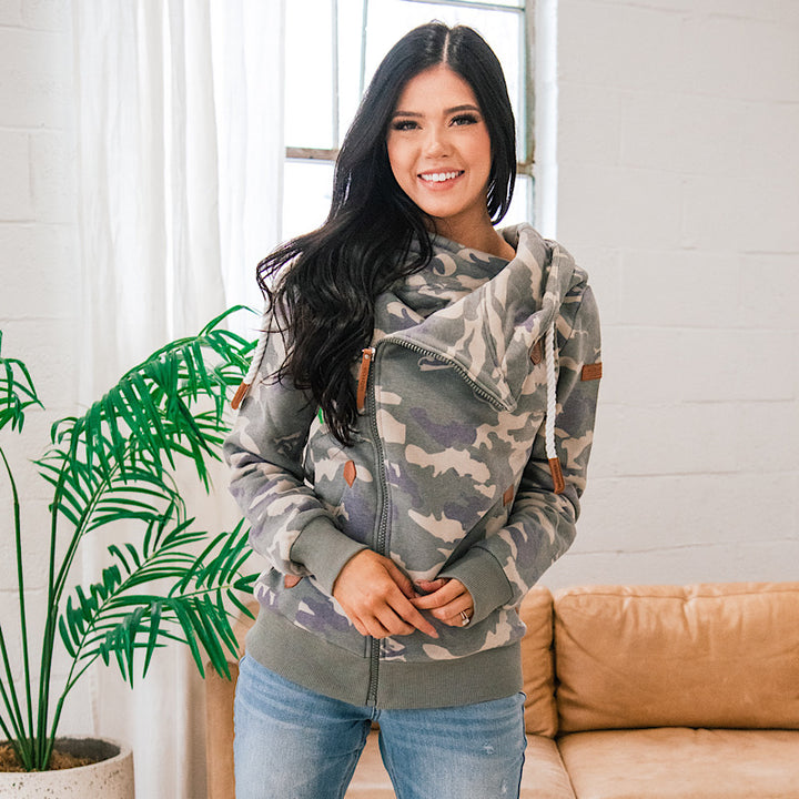 Wanakome Athena Full Zip Hoodie - Color Options Available! Wanakome Camo